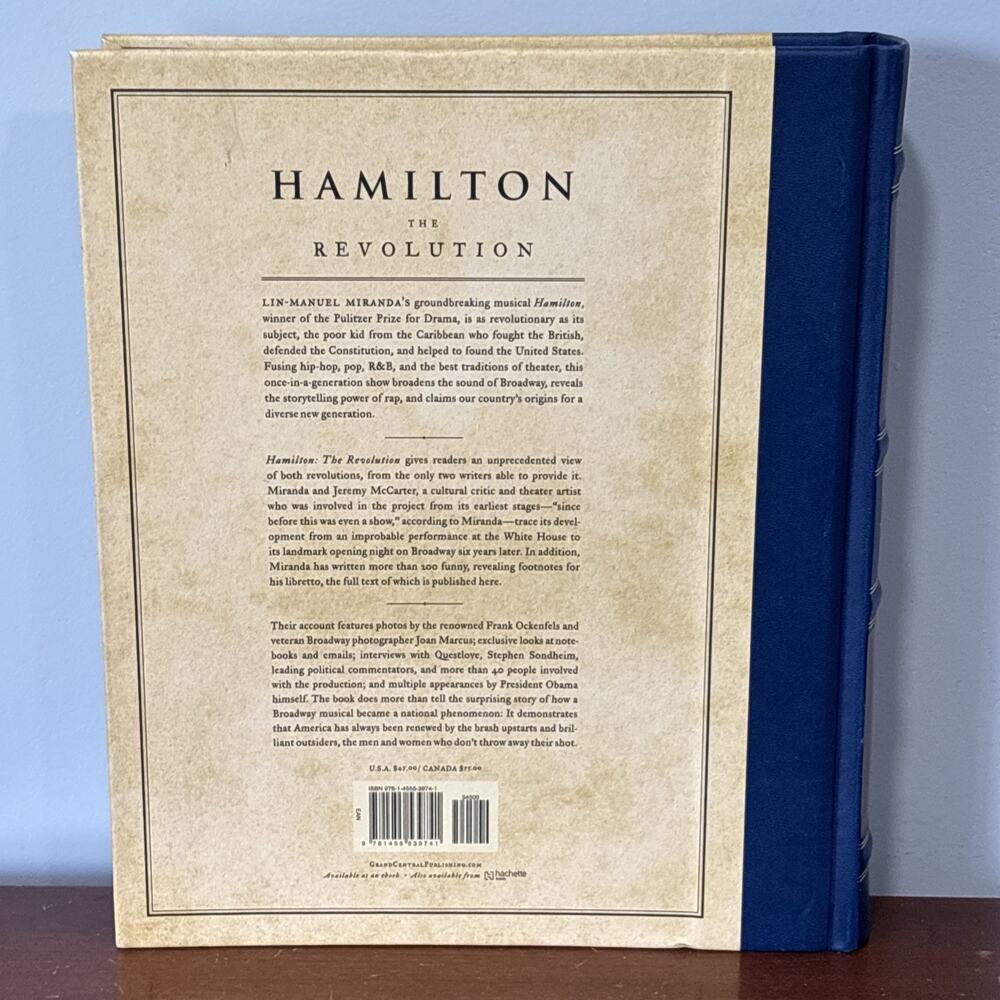 Hamilton The Revolution HC Hardcover Book 1st Edition April 2016 - Picture 2 of 8